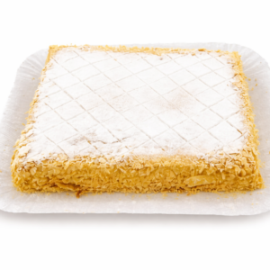 Torta Folhada creme e doce de leite